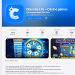 Chumba Casino website screenshot - sweepstakes casino homepage