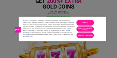 McLuck Casino website screenshot - sweepstakes casino