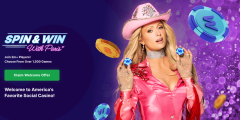 Funrize Casino website screenshot - sweepstakes gaming