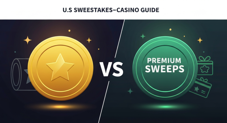 Gold Coins vs Sweeps Coins comparison for US sweepstakes casino players